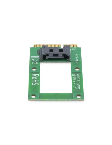StarTech.com Adaptador mSATA a SATA para Disco Duro o SSD - Tarjeta Conversora Mini SATA a SATA