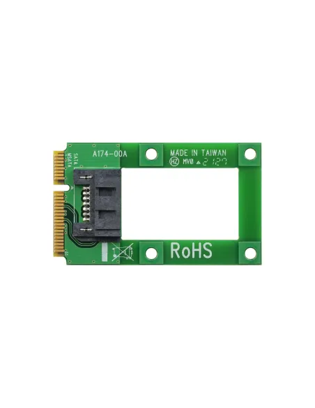 StarTech.com Adaptador mSATA a SATA para Disco Duro o SSD - Tarjeta Conversora Mini SATA a SATA