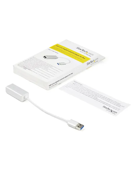 StarTech.com Adaptador de Red Ethernet Gigabit Externo USB 3.0 - Plateado