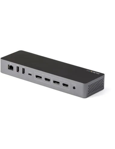StarTech.com Docking Station Thunderbolt 3 Compatible con USB-C - para 2 Monitores 4K 60Hz DisplayPort 1.4 o 2 Monitores HDMI -