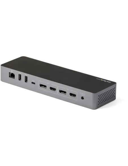 StarTech.com Docking Station Thunderbolt 3 Compatible con USB-C - para 2 Monitores 4K 60Hz DisplayPort 1.4 o 2 Monitores HDMI -