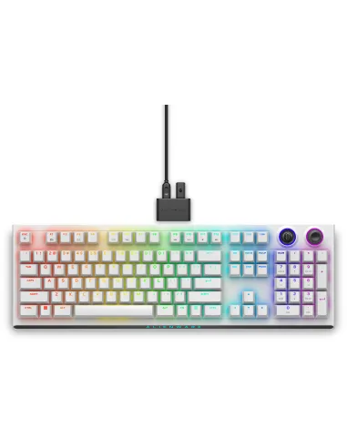 Alienware Tri-Mode AW920K teclado Juego USB + RF Wireless + Bluetooth Blanco