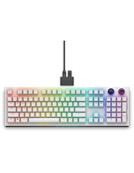 Alienware Tri-Mode AW920K teclado Juego USB + RF Wireless + Bluetooth Blanco