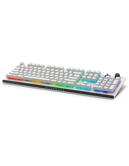 Alienware Tri-Mode AW920K teclado Juego USB + RF Wireless + Bluetooth Blanco