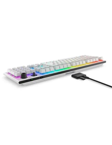 Alienware Tri-Mode AW920K teclado Juego USB + RF Wireless + Bluetooth Blanco