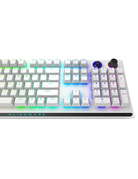 Alienware Tri-Mode AW920K teclado Juego USB + RF Wireless + Bluetooth Blanco