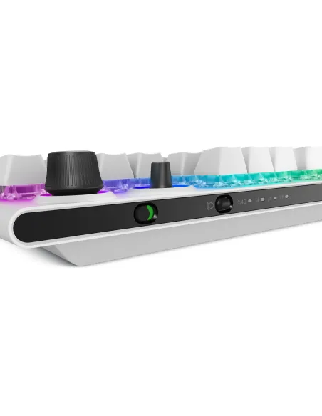 Alienware Tri-Mode AW920K teclado Juego USB + RF Wireless + Bluetooth Blanco