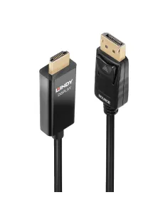 Lindy 40926 adaptador de cable de vídeo 2 m DisplayPort HDMI tipo A (Estándar) Negro