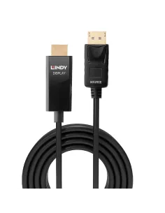 Lindy 40926 adaptador de cable de vídeo 2 m DisplayPort HDMI tipo A (Estándar) Negro 2