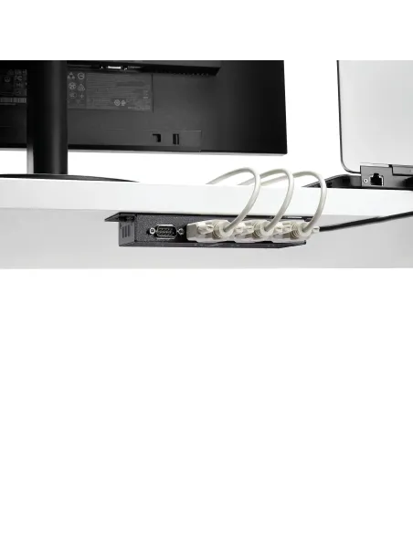 StarTech.com Concentrador Adaptador USB a Serie RS232 DB9 4 Puertos – Riel DIN Industrial y Montaje en Pared