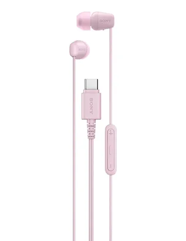 Sony IER-EX15C Auriculares Alámbrico Dentro de oído Llamadas Música USB Tipo C Rosa