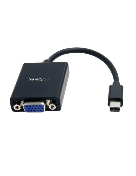 StarTech.com Adaptador Mini DisplayPort a VGA - Convertidor Activo de Mini DP a VGA - Vídeo 1080p - con Certificación VESA -