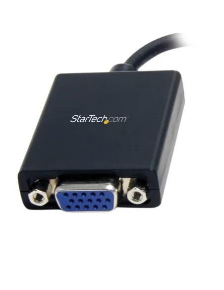 StarTech.com Adaptador Mini DisplayPort a VGA - Convertidor Activo de Mini DP a VGA - Vídeo 1080p - con Certificación VESA -
