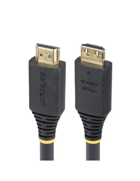 StarTech.com Cable HDMI de Alta Velocidad de 6,1m con Conectores con Agarre - 4K 60Hz 1440p 144Hz - HDR10 HDCP 2.2 ARC - 18Gbps