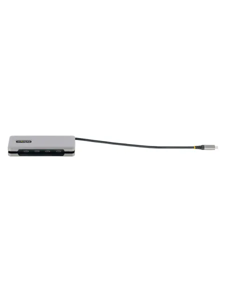 StarTech.com Hub USB C de 4 Puertos, 4 Puertos USB Tipo C, USB 3.1 de 10Gbps - Concentrador Ladrón USB Tipo C con Entrega de