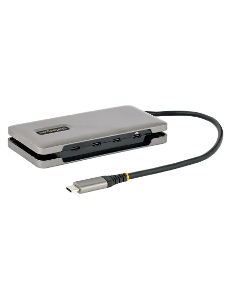 StarTech.com Hub USB C de 4 Puertos, 4 Puertos USB Tipo C, USB 3.1 de 10Gbps - Concentrador Ladrón USB Tipo C con Entrega de