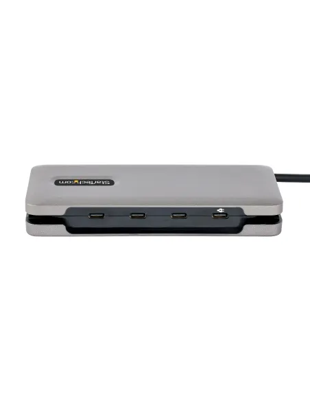 StarTech.com Hub USB C de 4 Puertos, 4 Puertos USB Tipo C, USB 3.1 de 10Gbps - Concentrador Ladrón USB Tipo C con Entrega de