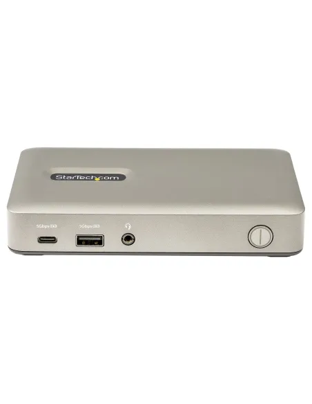 StarTech.com Docking Station USB C - USB-C a DisplayPort 4K 30Hz o VGA - Carga con Entrega de Alimentación PD de 65W - Hub USB
