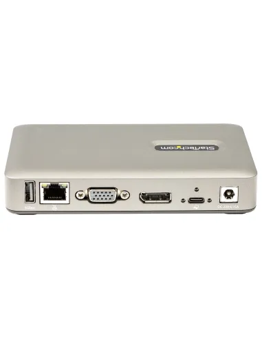 StarTech.com Docking Station USB C - USB-C a DisplayPort 4K 30Hz o VGA - Carga con Entrega de Alimentación PD de 65W - Hub USB