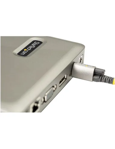 StarTech.com Docking Station USB C - USB-C a DisplayPort 4K 30Hz o VGA - Carga con Entrega de Alimentación PD de 65W - Hub USB