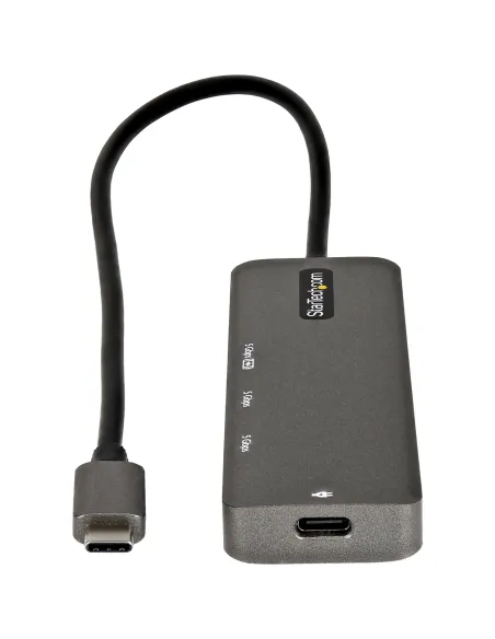 StarTech.com Adaptador Multipuertos USB-C - Docking Station USB Tipo C a HDMI 2.0b 4K de 60Hz (HDR10) - PD de 100W de Paso -