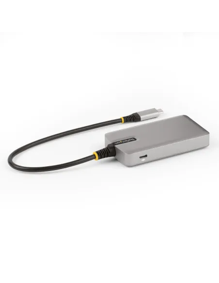 StarTech.com Hub Ladrón USB-C de 4 Puertos con Modo Alt de DP para USB-C y Salida de Vídeo de 4K 60Hz - 3x USB-A - 1x USB Tipo