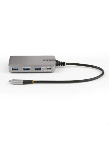StarTech.com Hub Ladrón USB-C de 4 Puertos con Modo Alt de DP para USB-C y Salida de Vídeo de 4K 60Hz - 3x USB-A - 1x USB Tipo