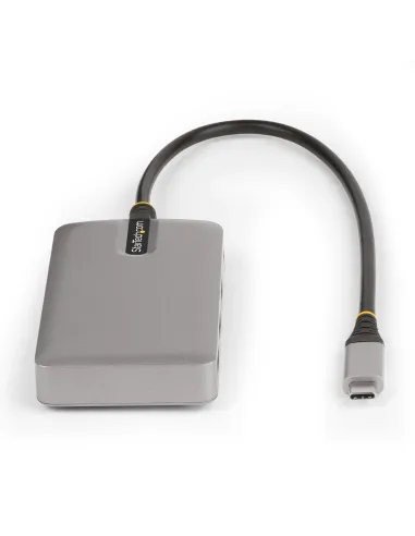 StarTech.com Hub Ladrón USB-C de 4 Puertos con Modo Alt de DP para USB-C y Salida de Vídeo de 4K 60Hz - 3x USB-A - 1x USB Tipo