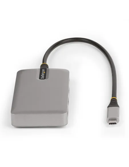 StarTech.com Hub Ladrón USB-C de 4 Puertos con Modo Alt de DP para USB-C y Salida de Vídeo de 4K 60Hz - 3x USB-A - 1x USB Tipo