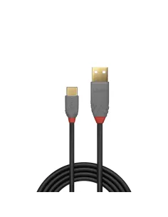 Lindy 36887 cable USB USB 2.0 2 m USB A USB C 0,48 Gbit s Negro, Gris 2