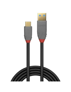 Lindy 36911 cable USB 1 m USB C USB A 10 Gbit s Negro, Gris 2
