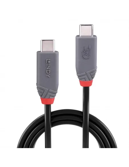 Lindy 36956 cable USB USB4 Gen 3x2 0,8 m USB C 40 Gbit s 240 W Negro