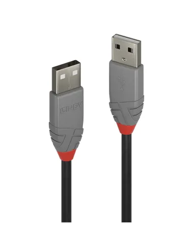 Lindy 36694 cable USB USB 2.0 3 m USB A 0,48 Gbit s Negro, Gris