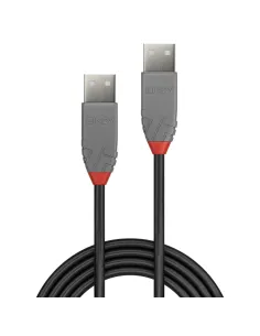 Lindy 36694 cable USB USB 2.0 3 m USB A 0,48 Gbit s Negro, Gris 2