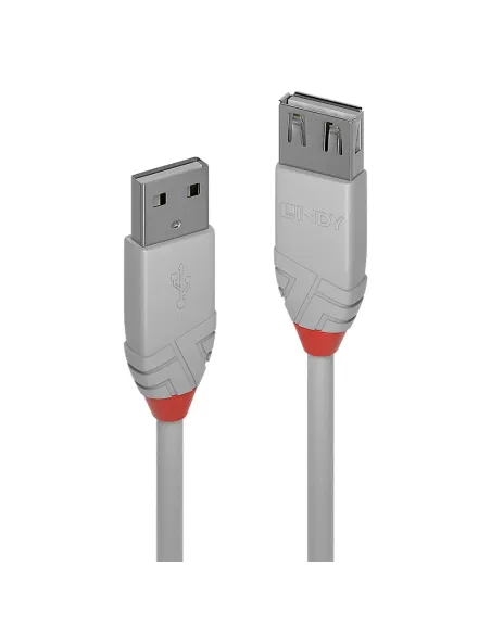 Lindy 36712 cable USB USB 2.0 1 m USB A 0,48 Gbit s Gris