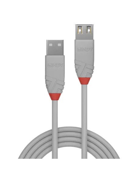 Lindy 36712 cable USB USB 2.0 1 m USB A 0,48 Gbit s Gris