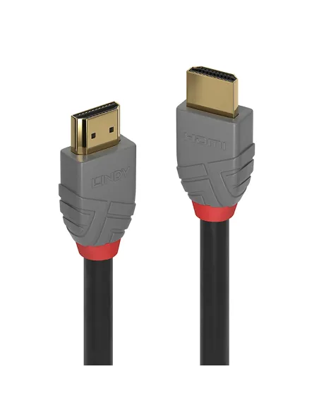 Lindy 36961 cable HDMI 0,5 m HDMI tipo A (Estándar) Negro, Gris