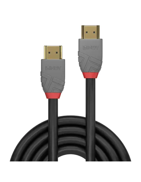 Lindy 36961 cable HDMI 0,5 m HDMI tipo A (Estándar) Negro, Gris