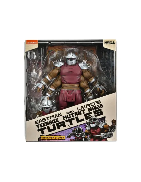 Figura neca tortugas ninja shredder clone & mini shredder