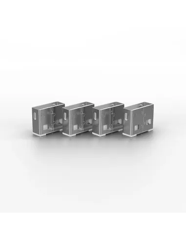 Lindy 40464 bloqueador de puerto USB tipo A Blanco Acrilonitrilo butadieno estireno (ABS) 10 pieza(s)