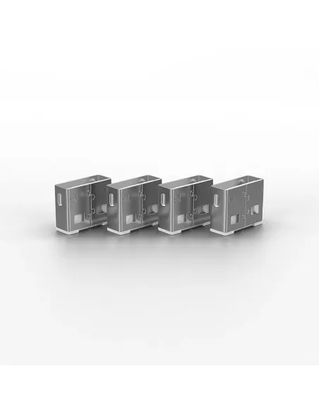 Lindy 40464 bloqueador de puerto USB tipo A Blanco Acrilonitrilo butadieno estireno (ABS) 10 pieza(s)