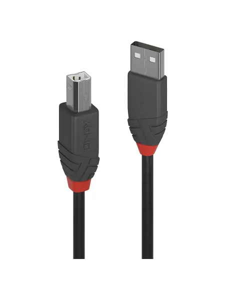 Lindy 36674 cable USB USB 2.0 3 m USB A USB B 0,48 Gbit s Negro