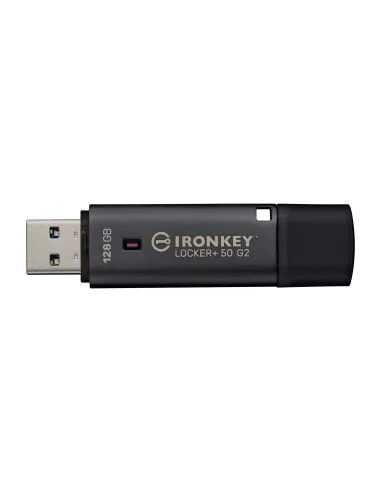 Kingston Technology IronKey 128GB Locker Plus 50 G2, FIPS 197, AES-256