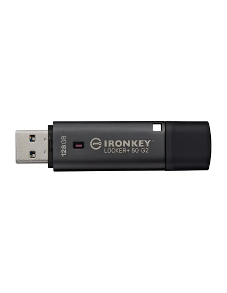 Kingston Technology IronKey 128GB Locker Plus 50 G2, FIPS 197, AES-256