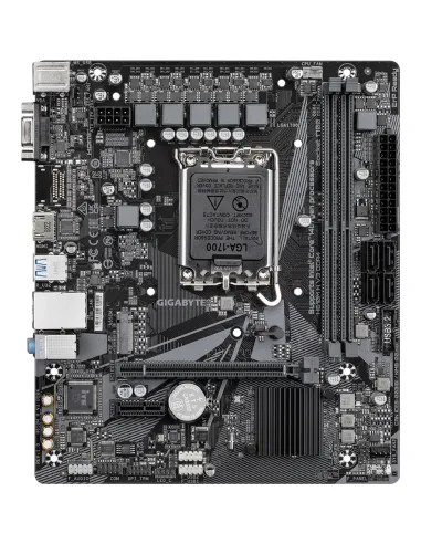 GIGABYTE H610M H V3 DDR4 Placa base - Compatible con procesadores Intel Core 14th CPUs, 4+1+1 Hybrid Phases Digital VRM, up to