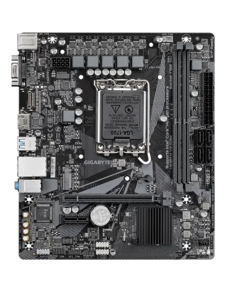 GIGABYTE H610M H V3 DDR4 Placa base - Compatible con procesadores Intel Core 14th CPUs, 4+1+1 Hybrid Phases Digital VRM, up to