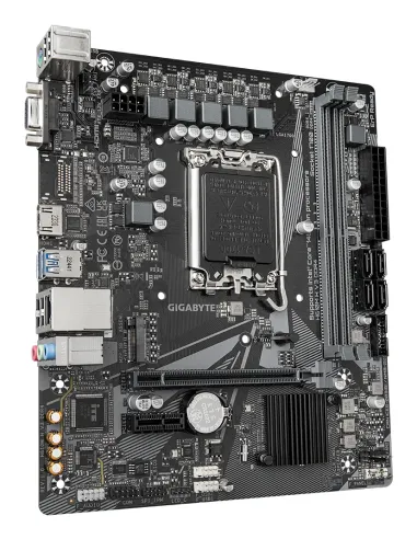 GIGABYTE H610M H V3 DDR4 Placa base - Compatible con procesadores Intel Core 14th CPUs, 4+1+1 Hybrid Phases Digital VRM, up to