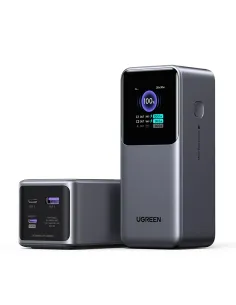 Ugreen 20000mAh 130W Fast Charging Powerbank Litio Gris 2