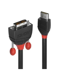 Lindy 36270 adaptador de cable de vídeo 0,5 m HDMI tipo A (Estándar) DVI-D Negro