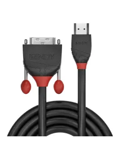 Lindy 36270 adaptador de cable de vídeo 0,5 m HDMI tipo A (Estándar) DVI-D Negro 2